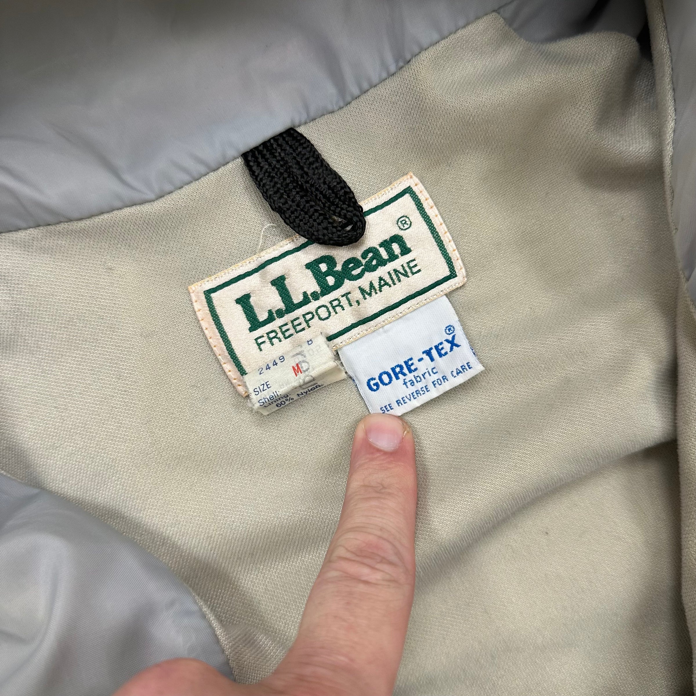 1980’s LL Bean Gore-Tex Rain Parka Medium