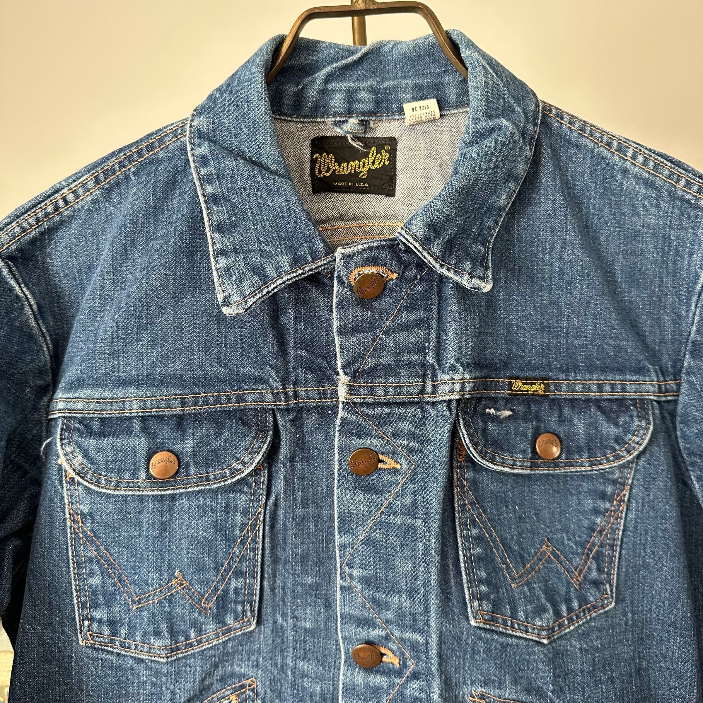 1970’s Wrangler 124MJ Denim Jacket Size 38