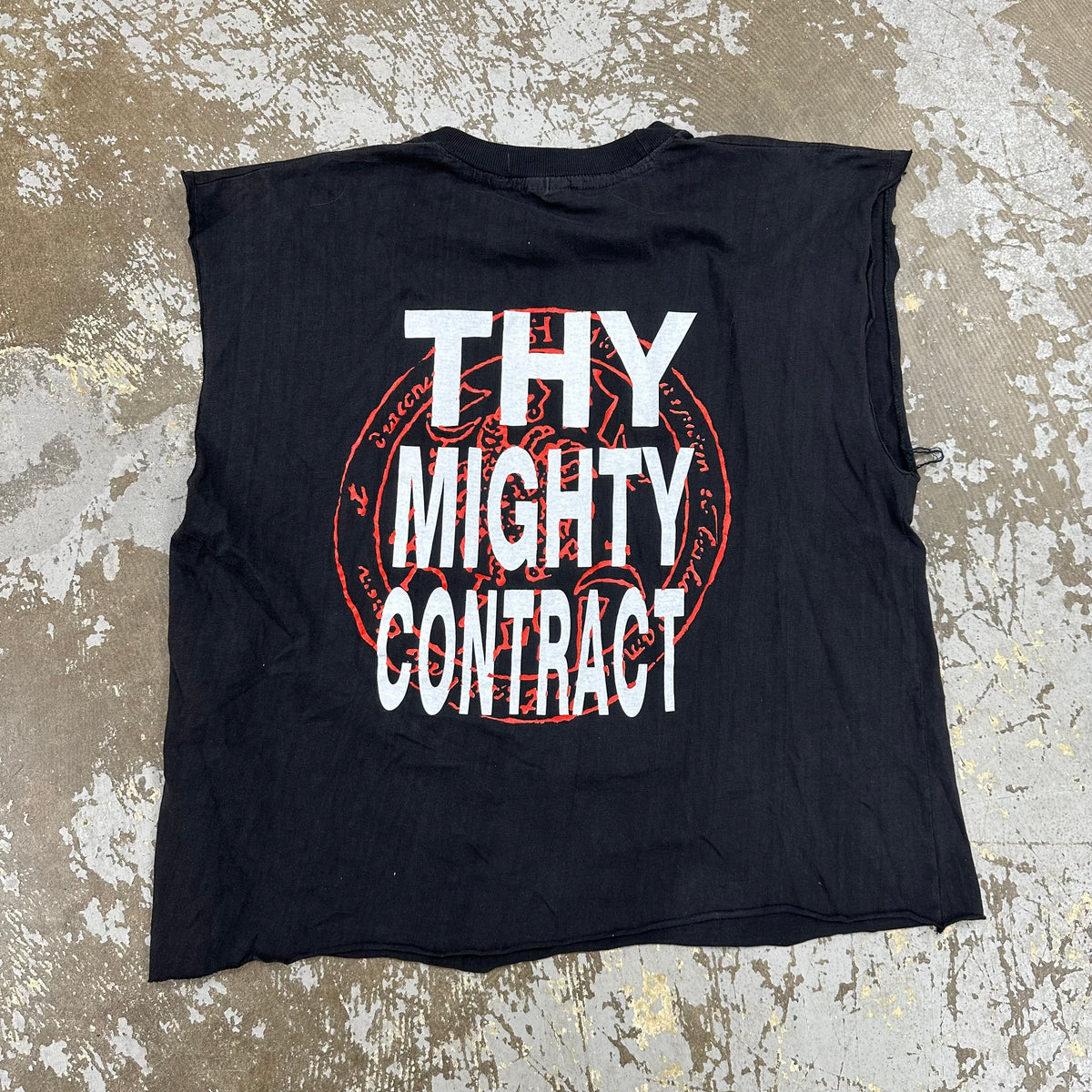1993 Rotting Christ Thy Mighty Contract Album T-Shirt Large