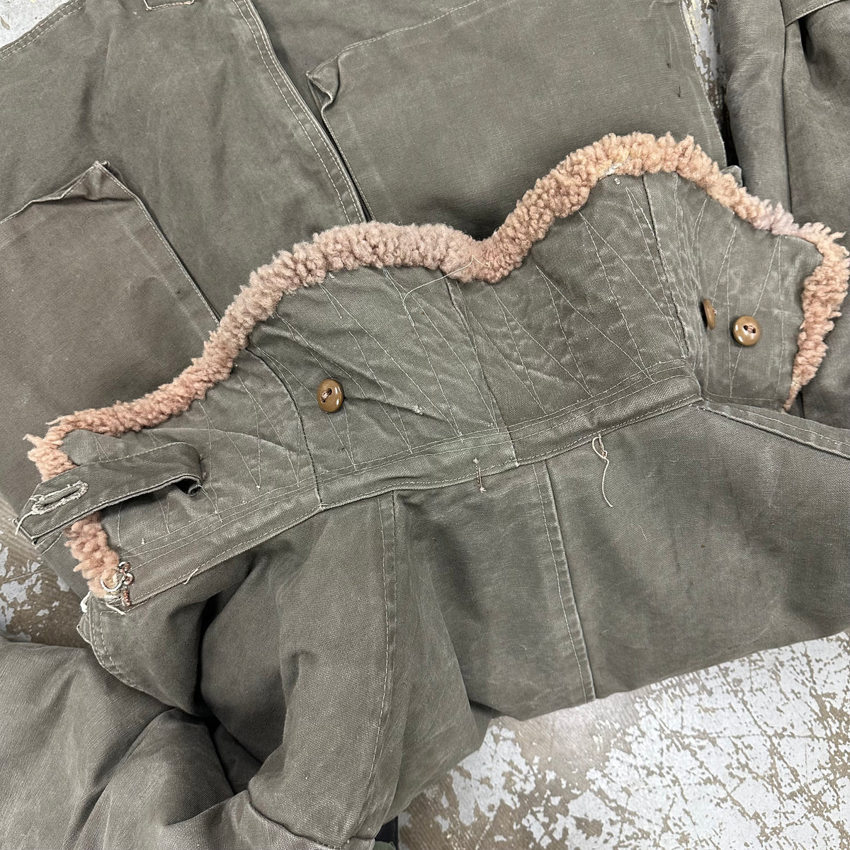 1940’s m/1944 livpäls Swedish Army Military Jacket 25.5” Chest