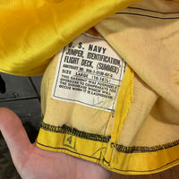 1960’s Satin USN Summer Flight Deck Identification Jumper Large