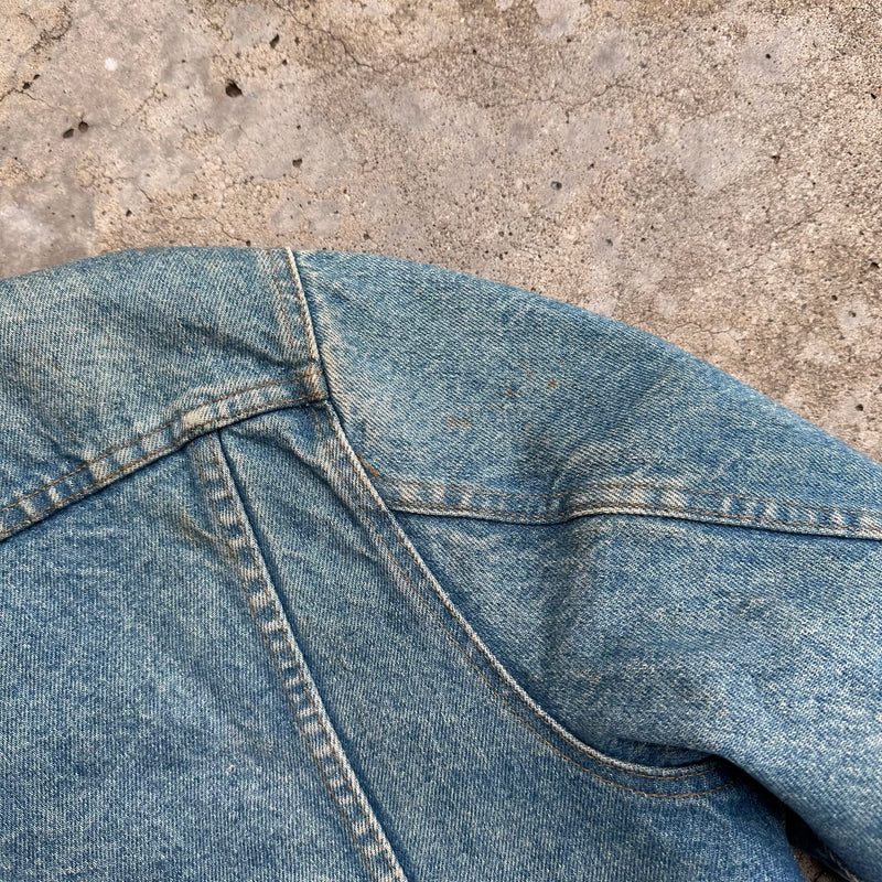 1980’s Levi’s Sherpa Lined Denim Trucker Jacket Size 42