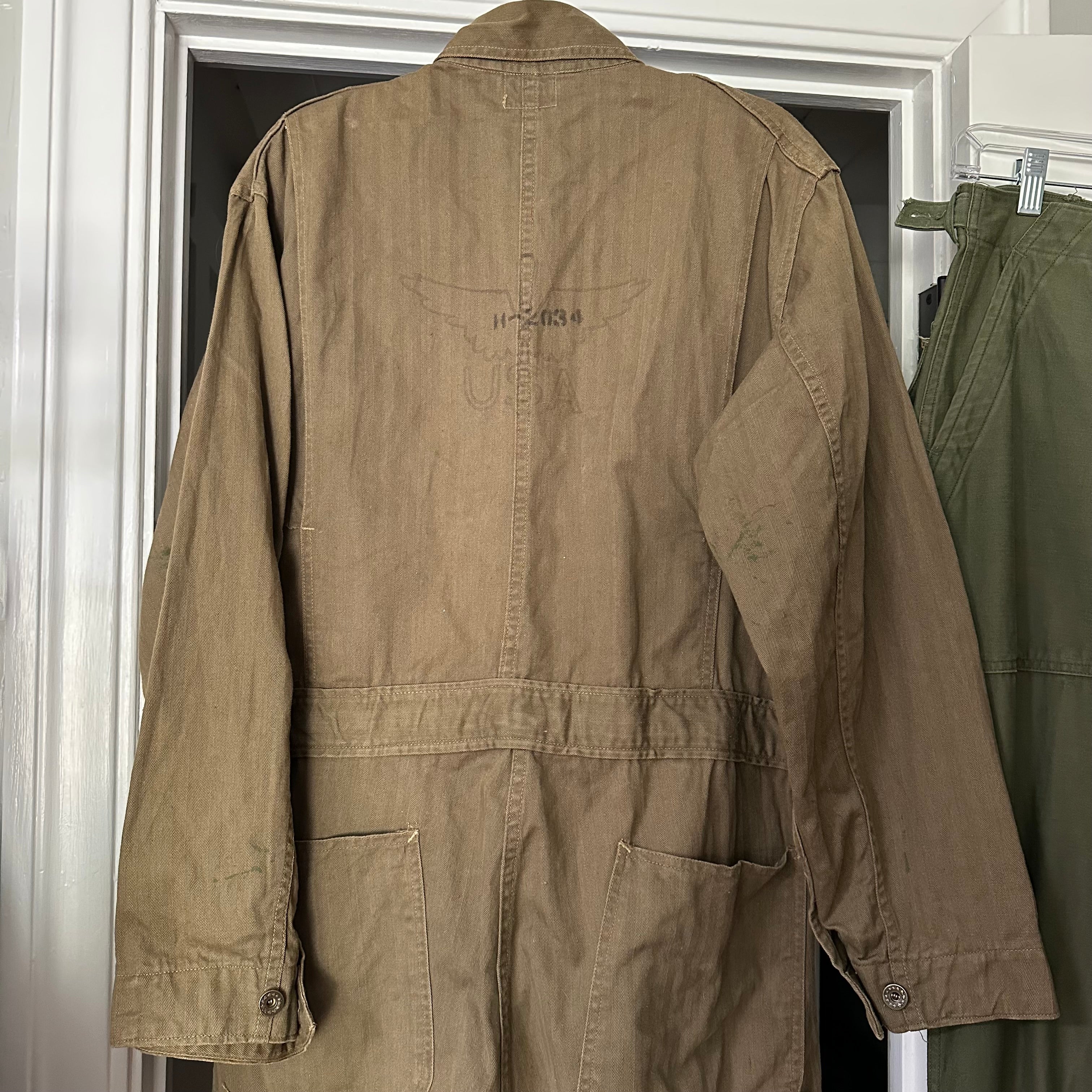 1940's WWII Army Air Corps Type B-1 Flying Coveralls Size 42