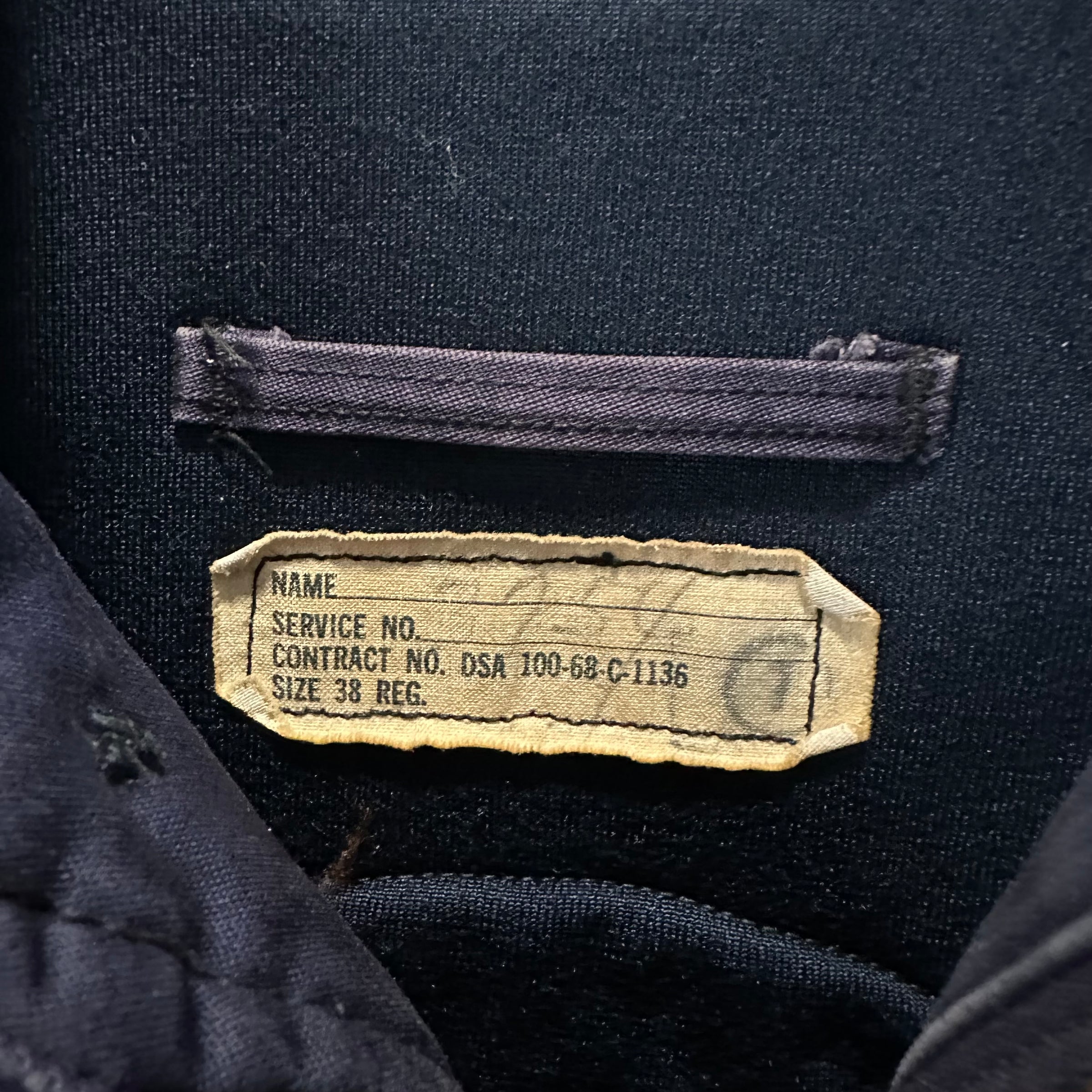 1960’s Patched USN Utility Jacket Size 38