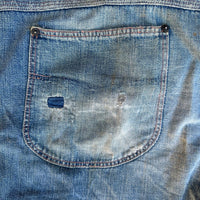 1930’s Casey Jones Buckleback Denim Jeans 39” x 30”