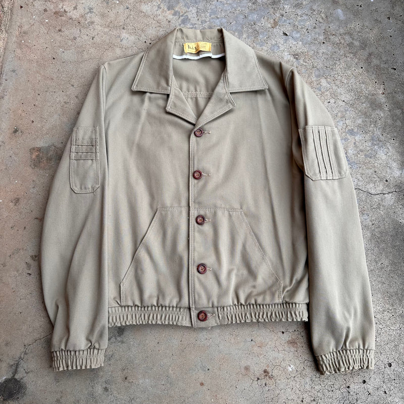 1970’s h.i.s Cropped Tan Work Jacket 22” Chest