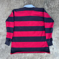 1980’s/90’s Land’s End Striped Rugby Shirt XL