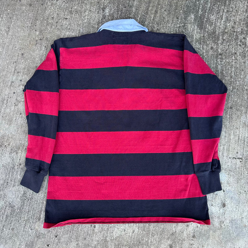 1980’s/90’s Land’s End Striped Rugby Shirt XL