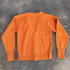 1970’s Sears Orange Acrylic Cardigan Sweater Medium