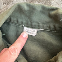 1970’s US Navy NBG Beachmaster Unit 1 Patched Fatigue Shirt