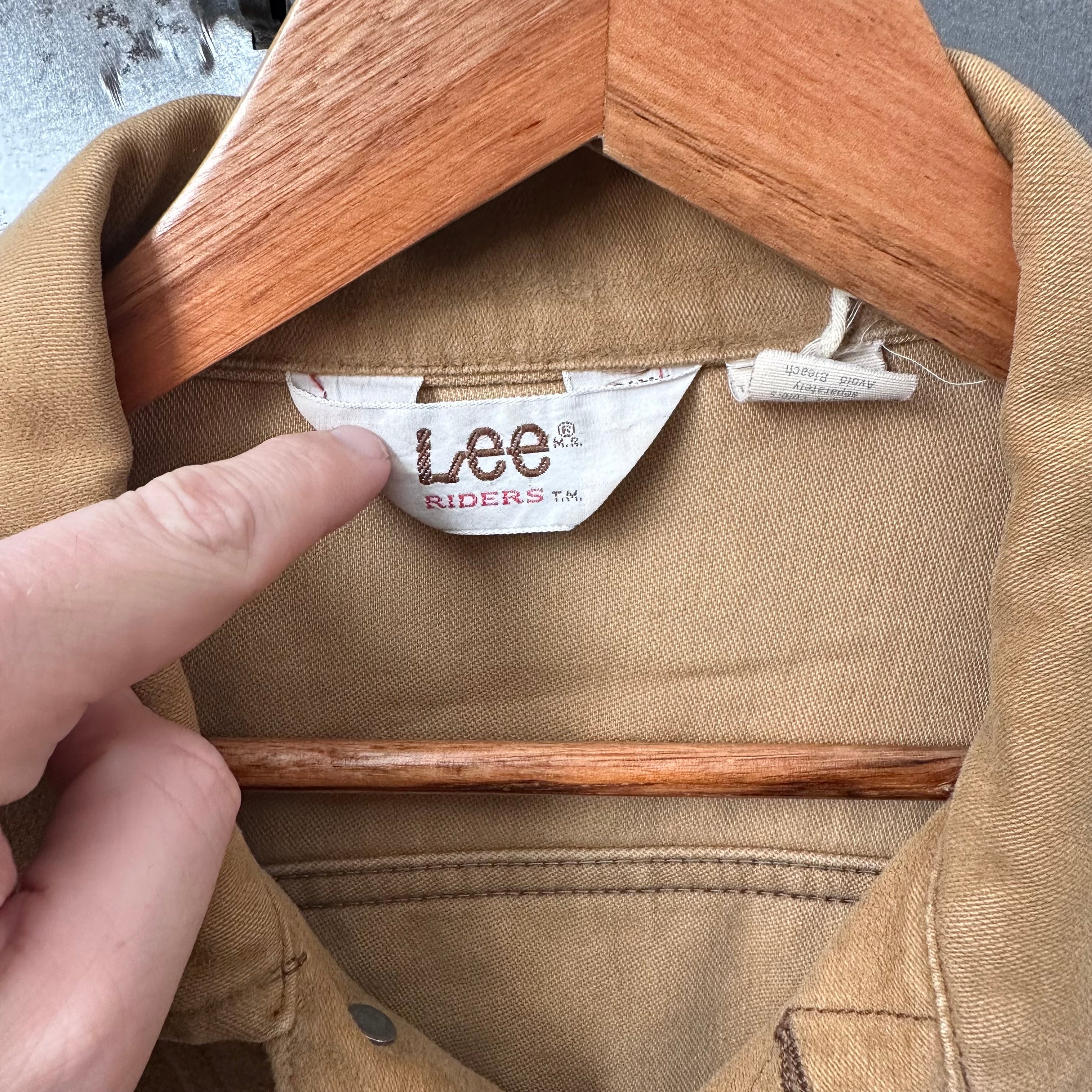 1970’s Lee Riders Type 220 Chamois Jacket 25” Chest