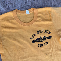 1970’s Vietnam War USS Guardfish Nuclear Submarine T-Shirt Small