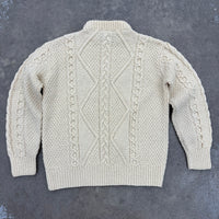 1980’s Standun Irish Fisherman Cable Knit Aran Sweater Small
