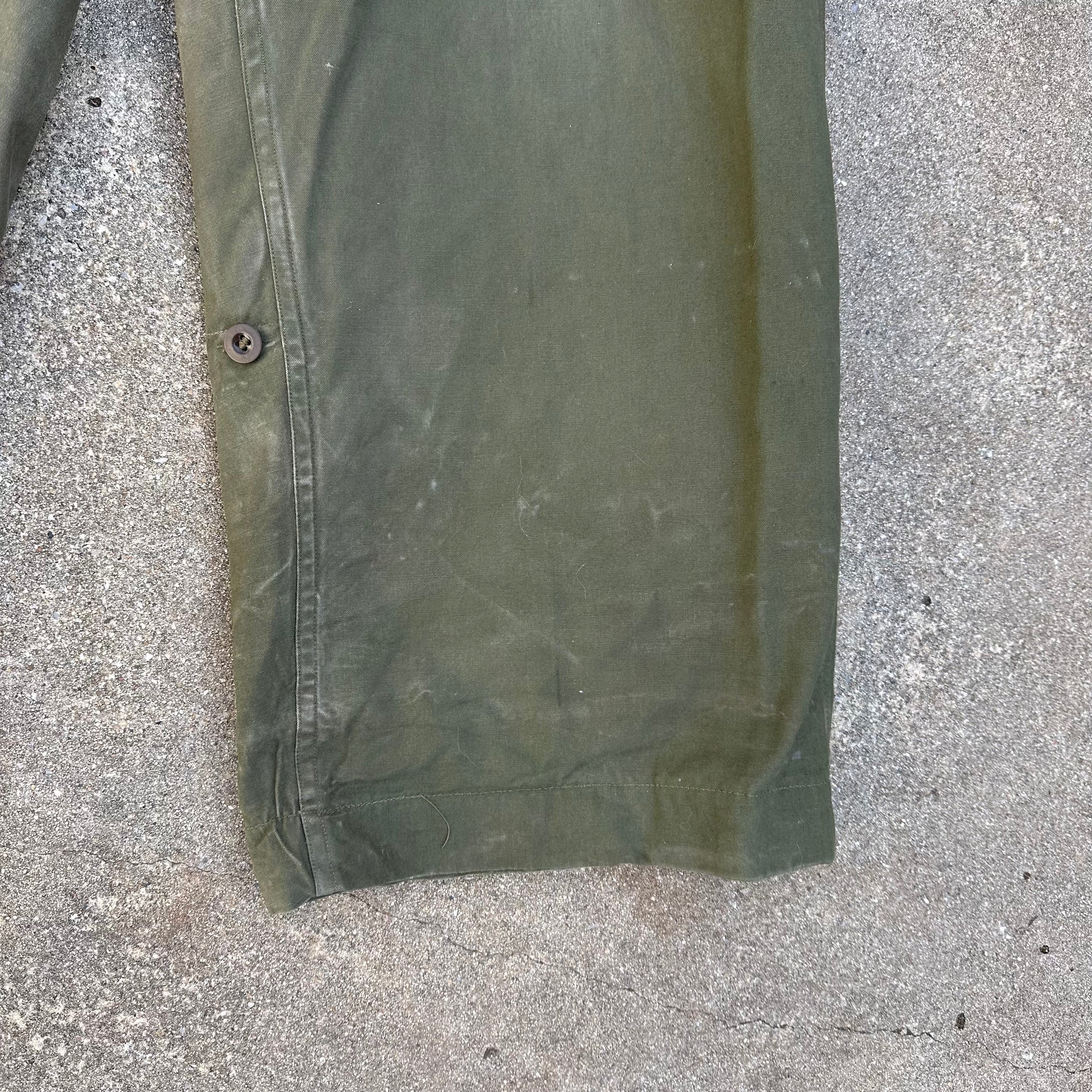 1950’s Dutch Military Fatigue Pants 38” Waist