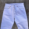 1990’s MiUSA White Levi’s 501 Denim Jeans 33” x 31”