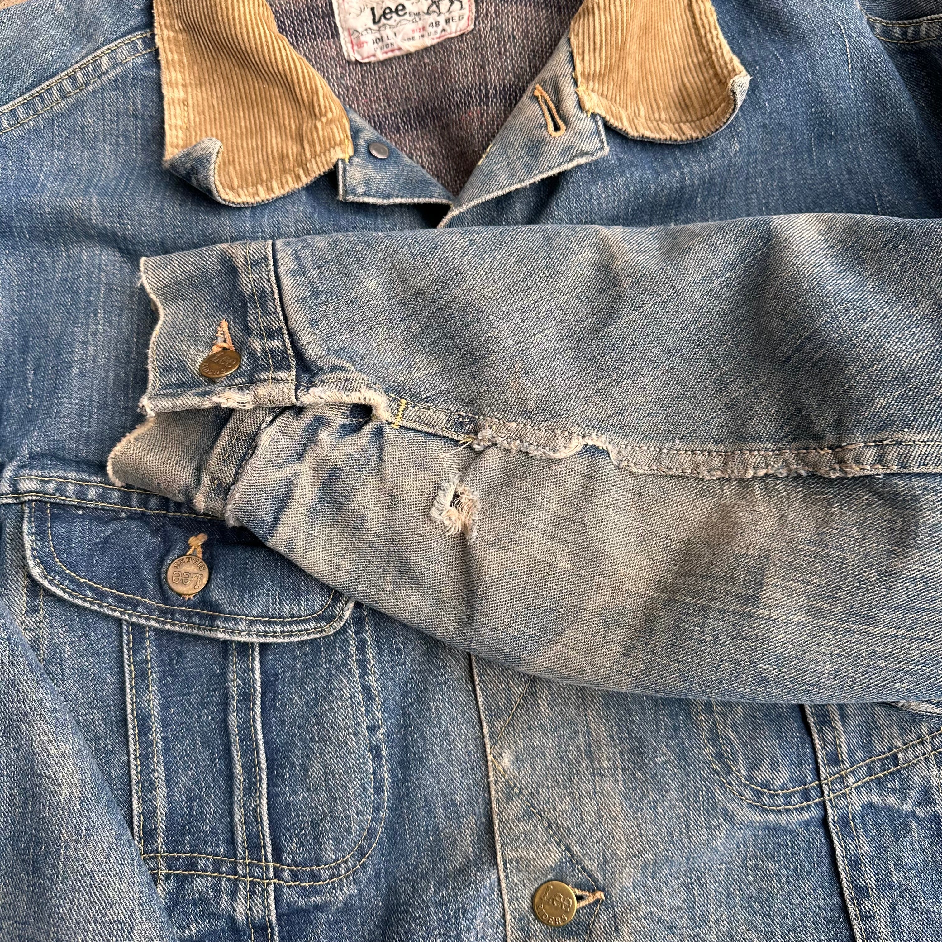 1960's/70's Lee Storm Rider 101LJ Denim Jacket Size 48 Reg