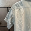 1950’s Repaired Chambray Work Shirt 22.5" Chest