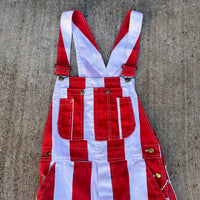 1970’s Big Smith Striped Red/White Overalls 30” x 28”