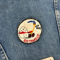 1970’s Patched Wrangler 124MJ Denim Jacket 22” Chest