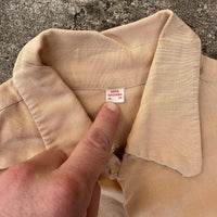 1950’s/60’s Gabardine Loop Collar Shirt 22” Chest