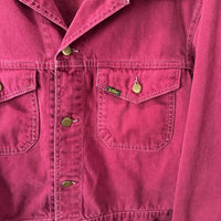1970’s Burgundy Lee Moleskin Jacket