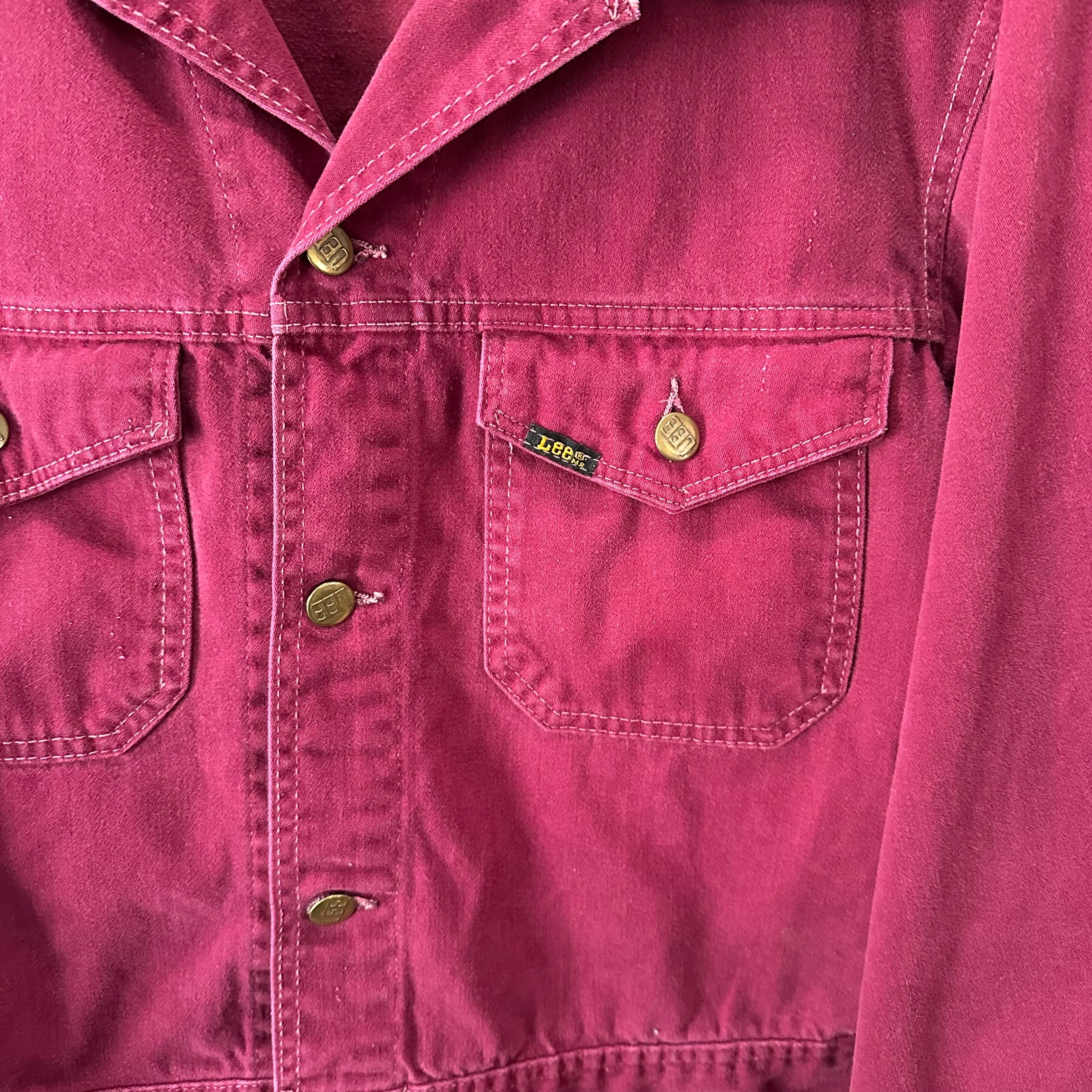 1970’s Burgundy Lee Moleskin Jacket