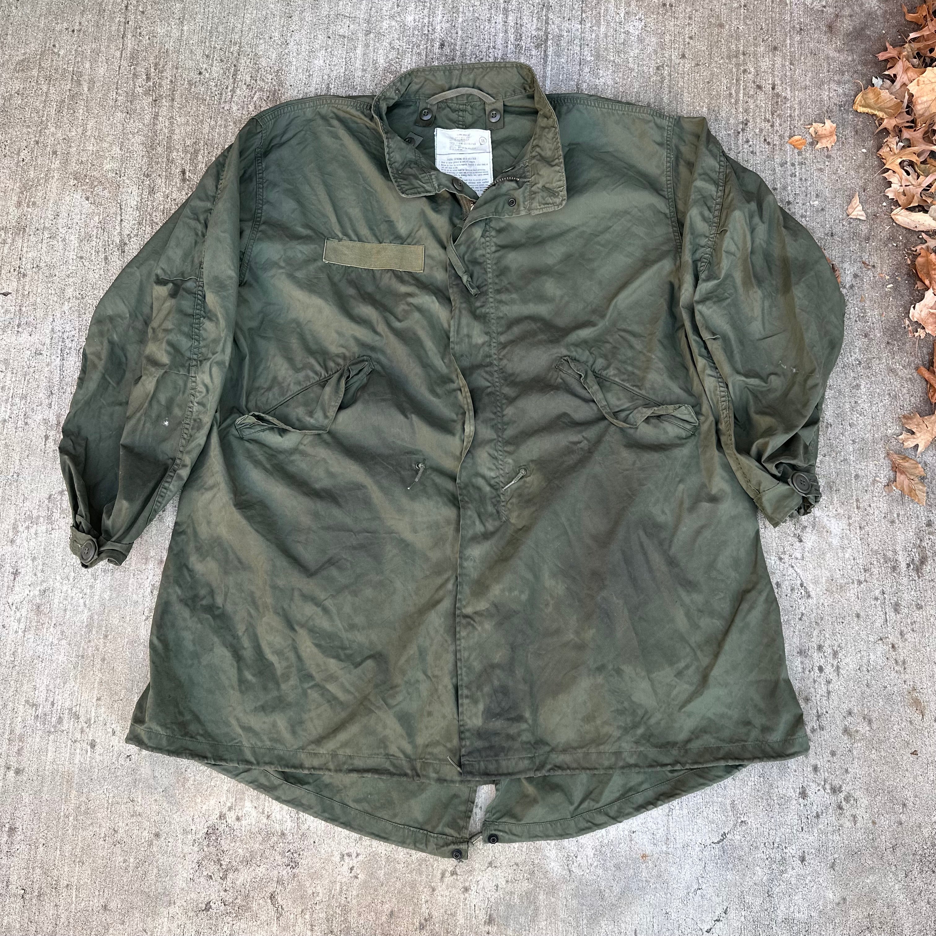 1970's Vietnam War M-65 Fishtail Parka Liner Large Regular