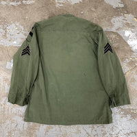 1960’s Vietnam War Patched 1st Cavalry Ripstop Jungle Jacket with CIB Small Short