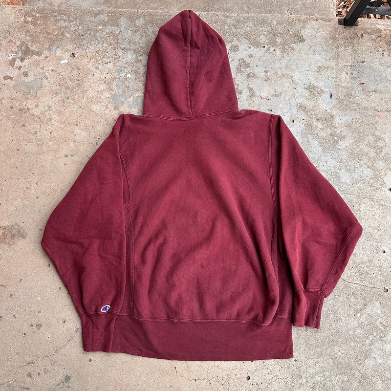 1980’s Harvard Champion Reverse Weave Hooded Sweatshirt Medium