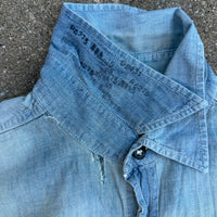 1940’s Stenciled WWII USN Chambray Shirt