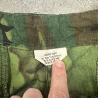 1960’s Mint Vietnam War ERDL Camo Ripstop Jungle Pants Medium Short
