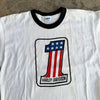 1970’s Deadstock Champion Blue Bar Harley Davidson Ringer T-Shirt Large
