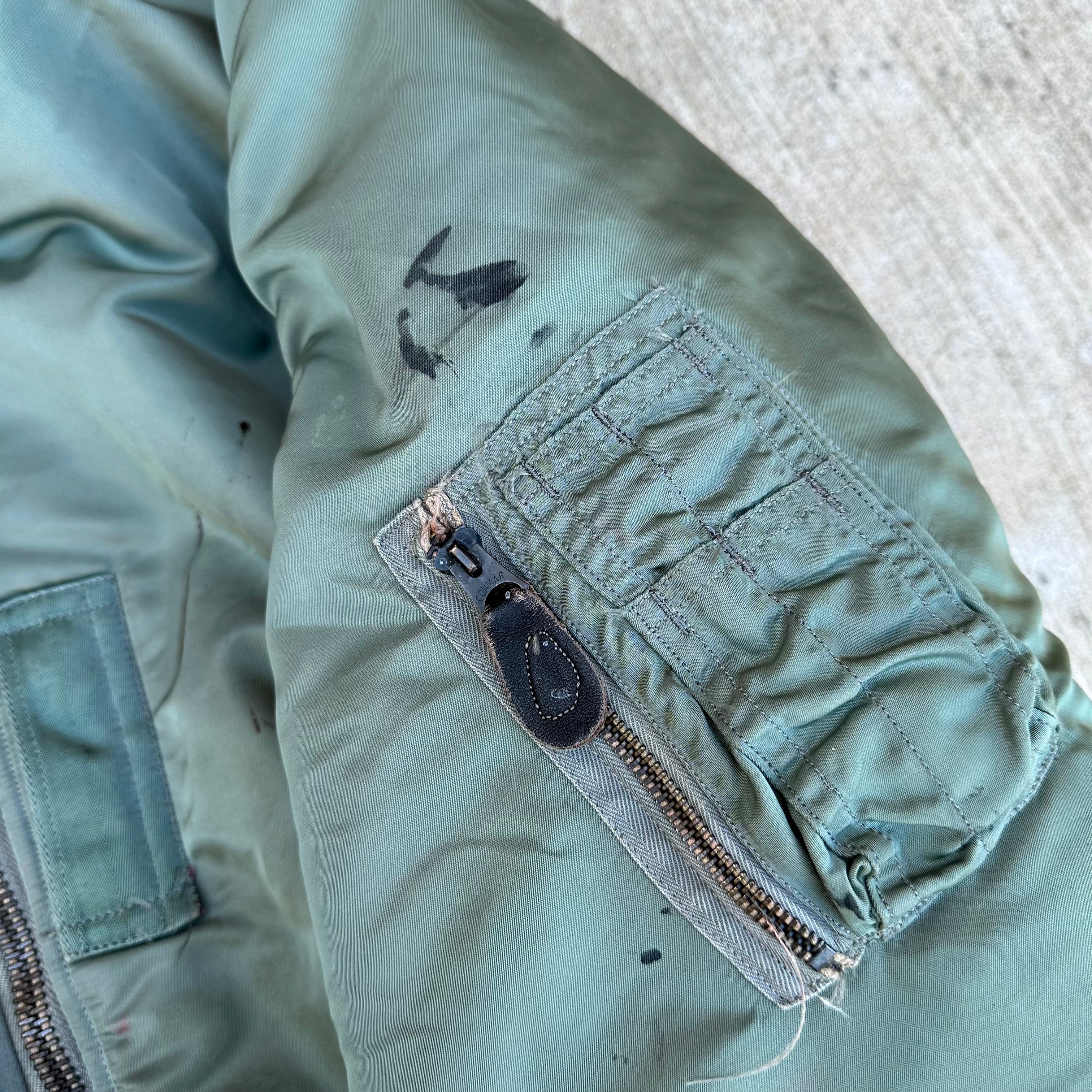 1950's USAF MA-1 Flight Jacket XL 26.5” Chest – Little Chum Vintage