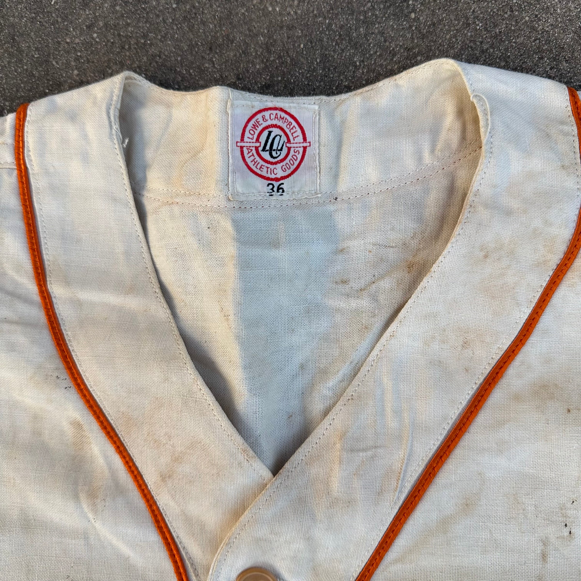 1930’s/40’s US Signal Corps Cotton Military Baseball Uniform
