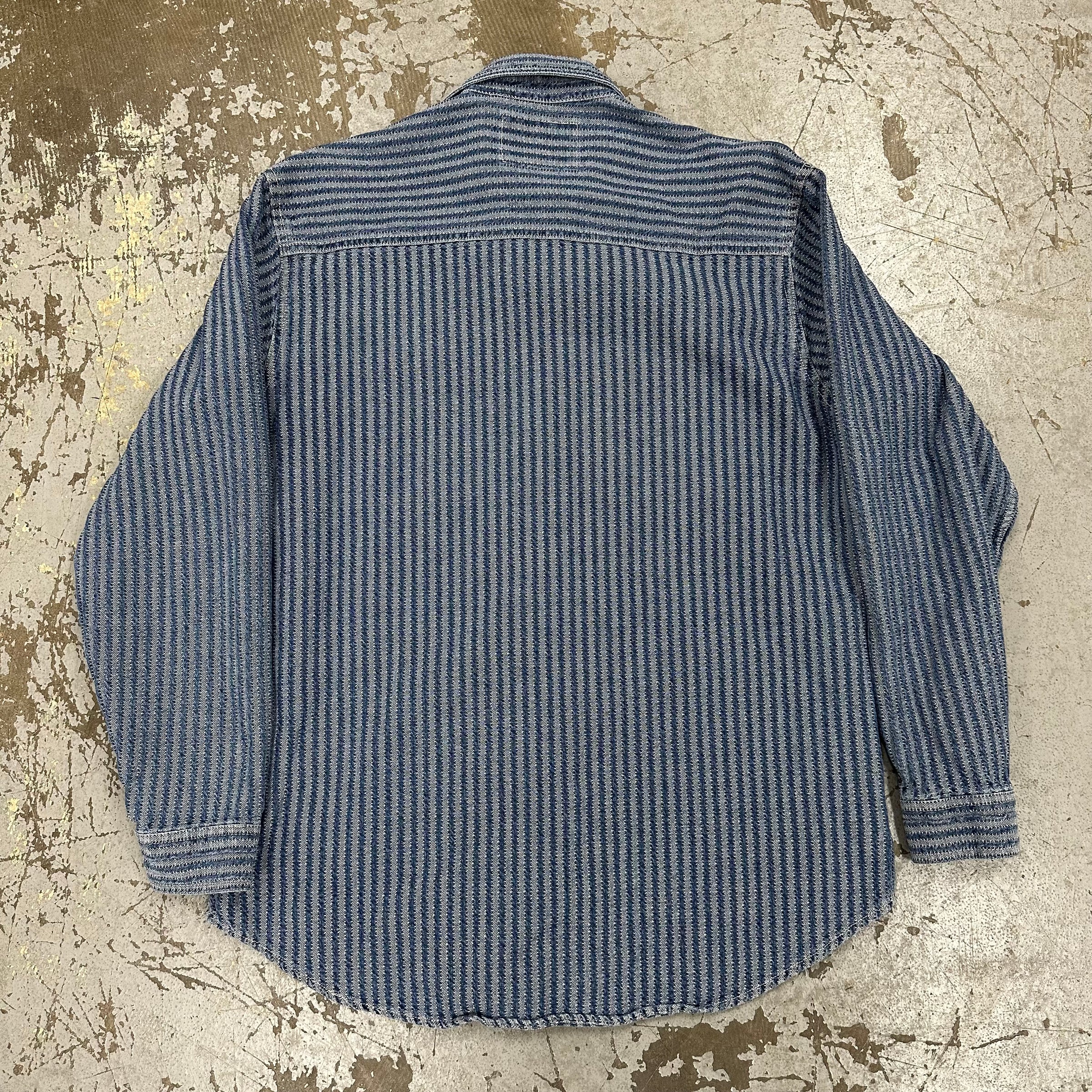 1990’s Levi’s Jeanswear Striped Denim Shirt Medium