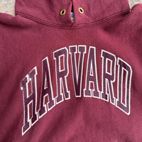 1980’s Harvard Champion Reverse Weave Hooded Sweatshirt Medium