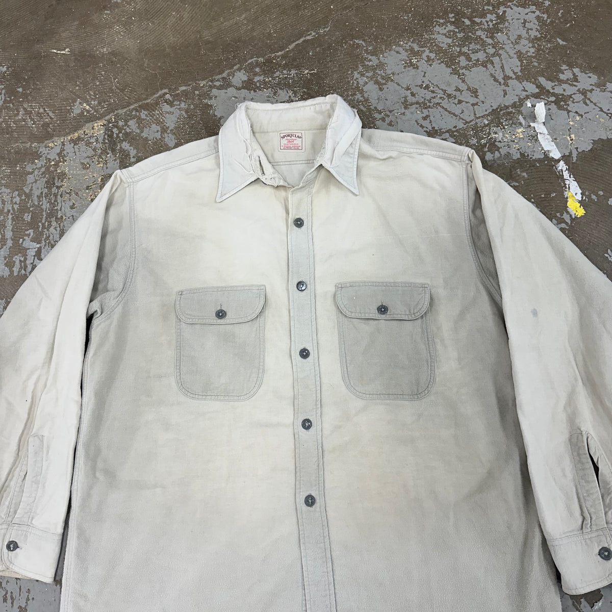 1950’s Sportclad Chamois Cotton Flannel Shirt Large
