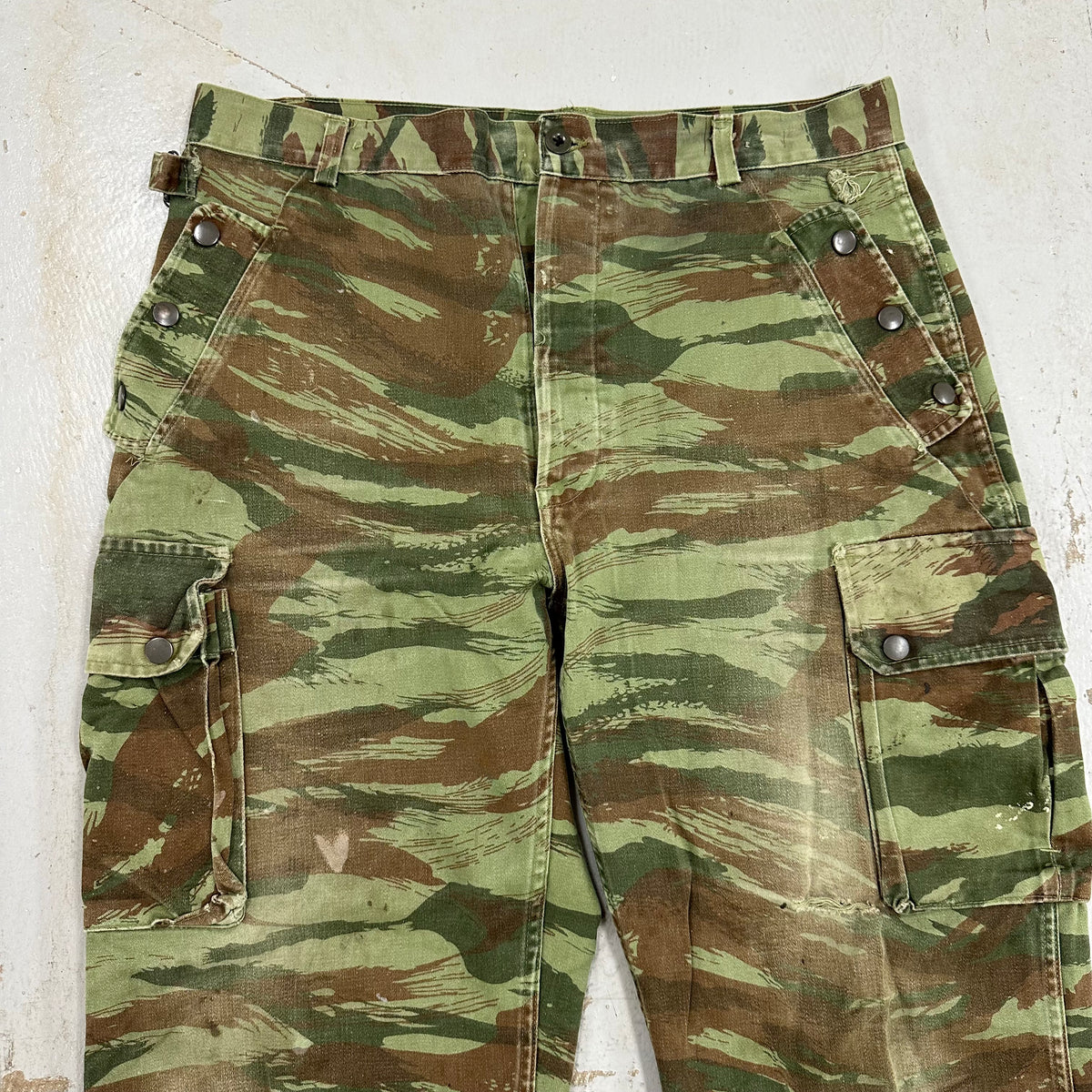 1970’s French TAP 47/56 Lizard Camo Paratrooper Pants 35” Waist