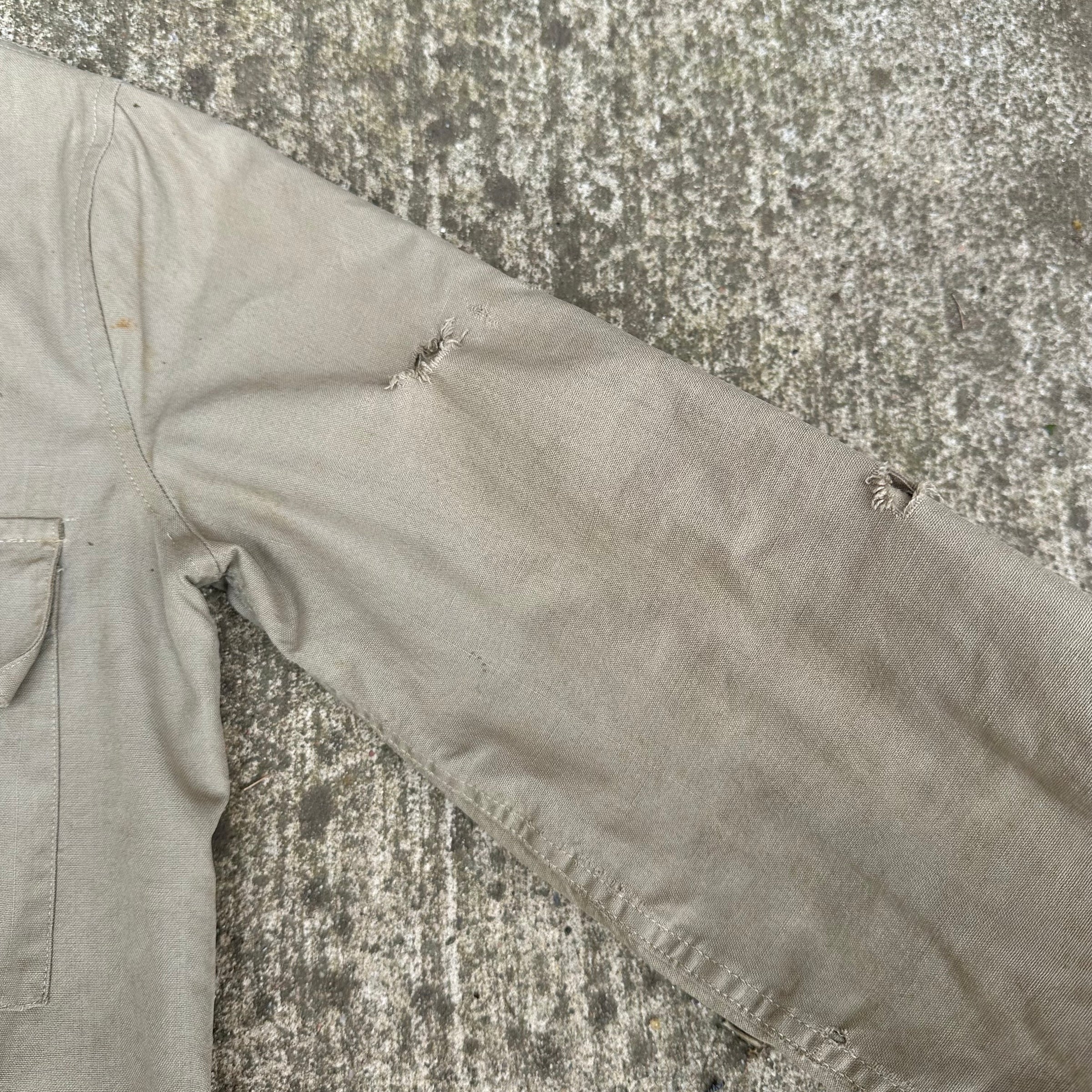 1940’s/50’s Montgomery Ward Flannel Lined Cotton Jacket