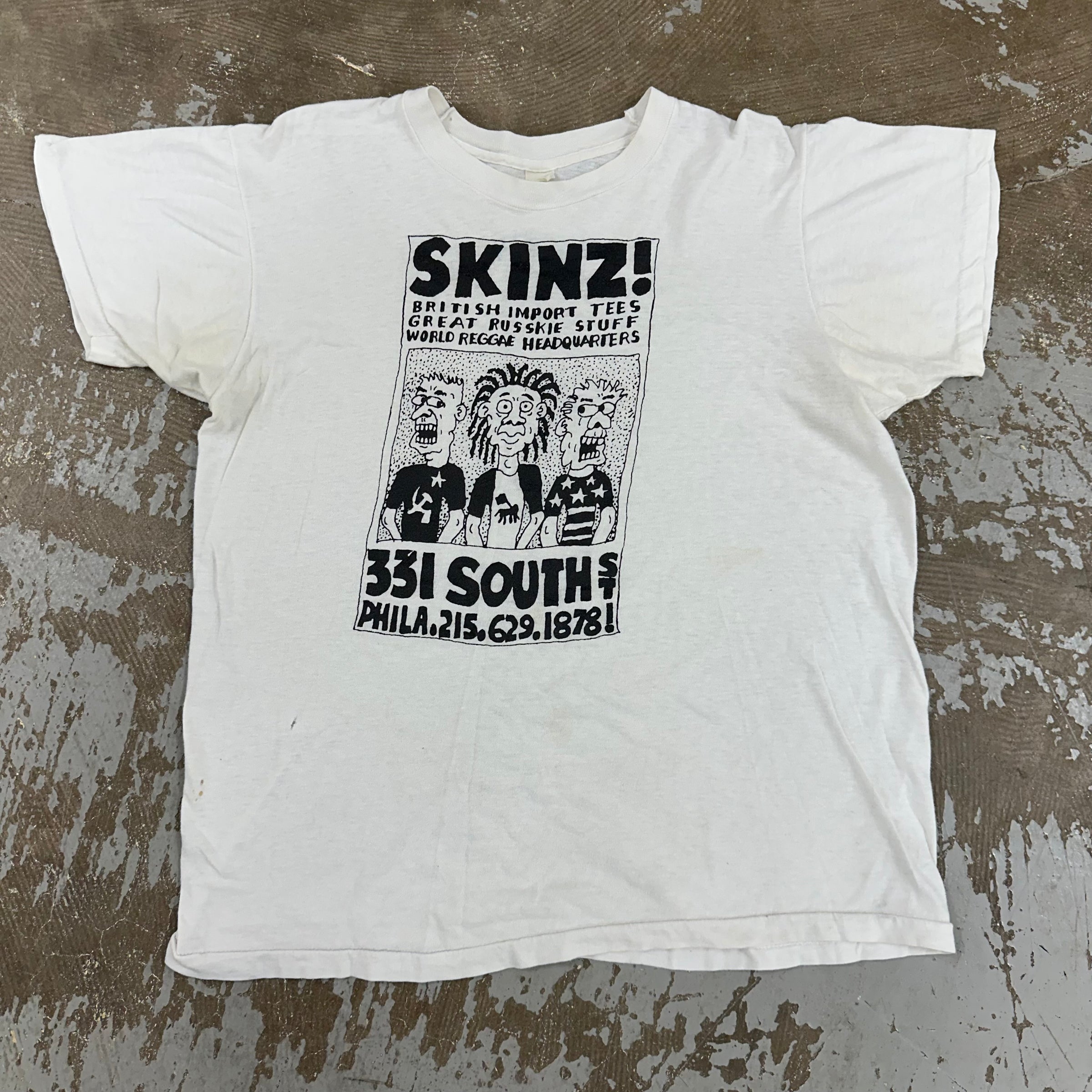 1980’s Skinz Punk Import Store T-Shirt Medium