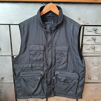 1990’s/Y2k Gap Fleece Lined Nylon Vest Large
