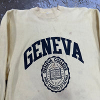 1980’s Geneva College Champion Reverse Weave Crewneck Sweatshirt Large