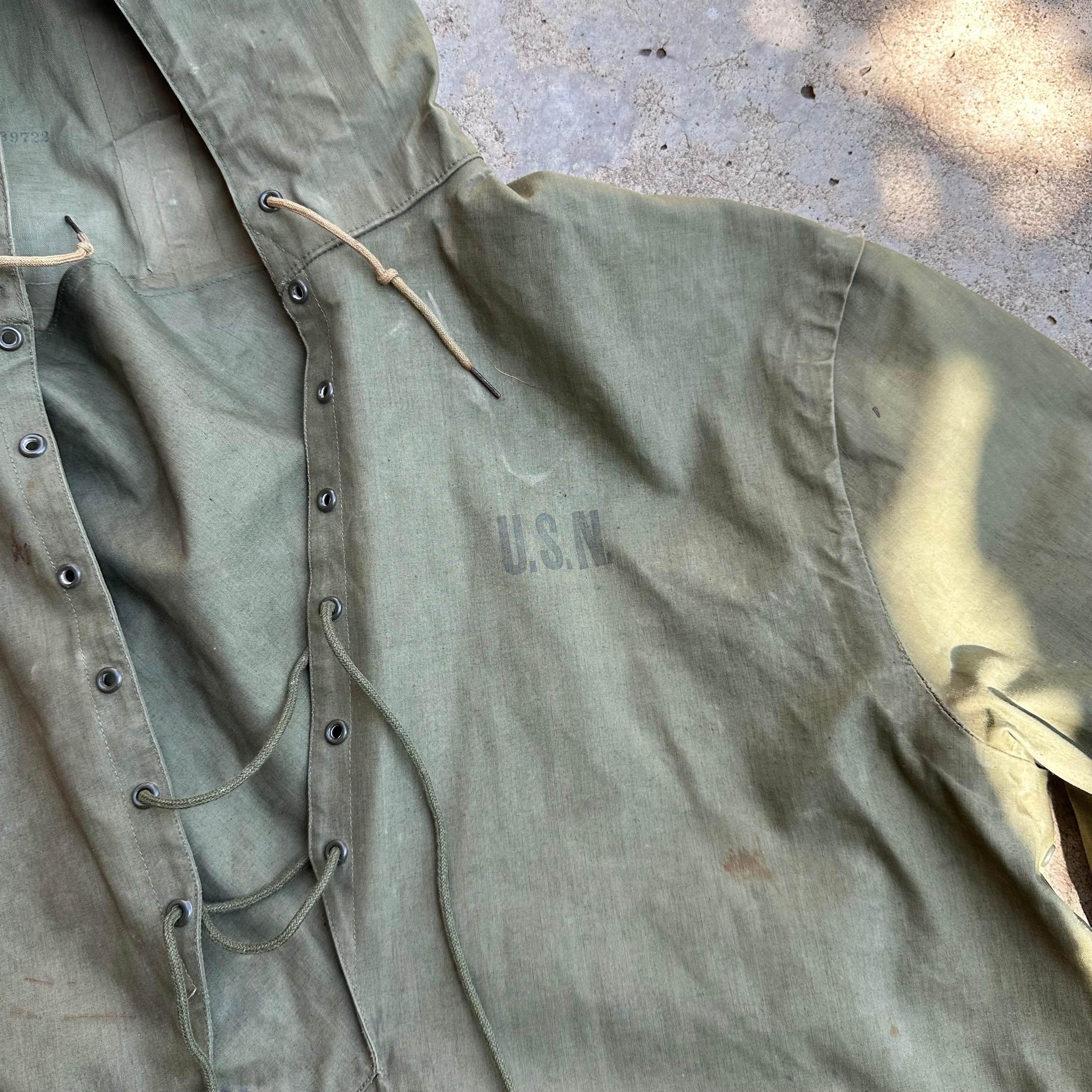 1940’s WWII USN Wet Weather Parka