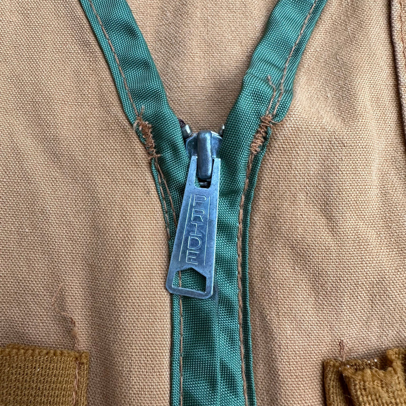 1970’s Saf-T-Back Zip Up Hunting Vest Medium