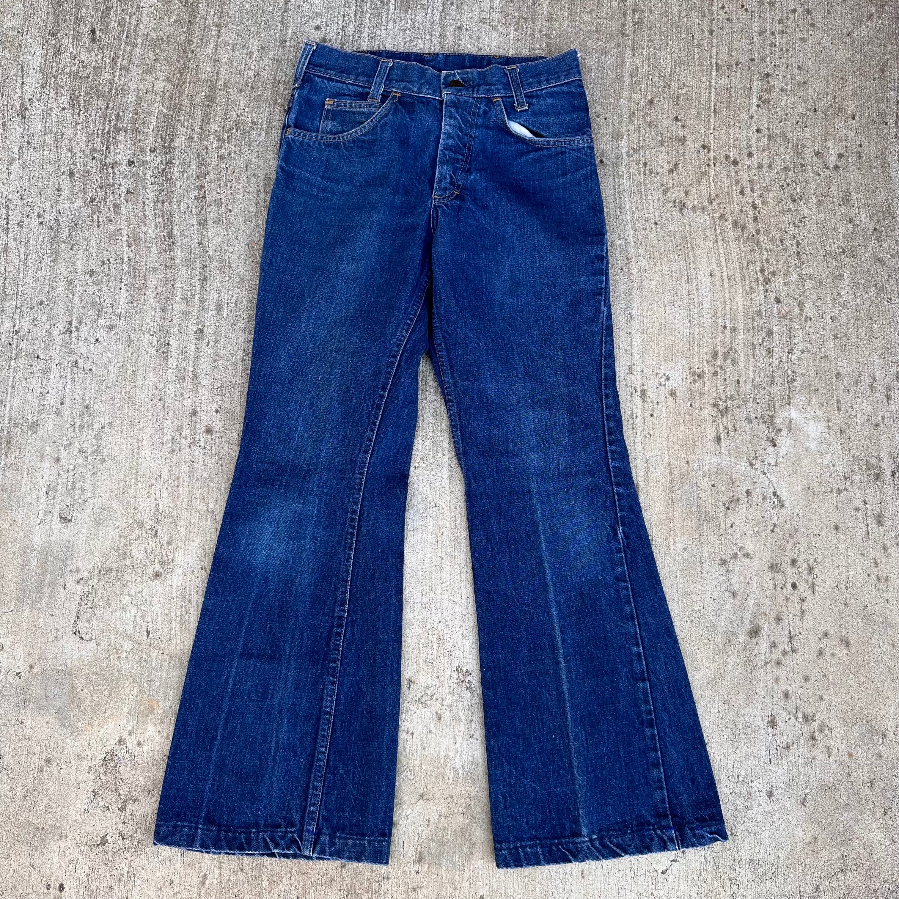 1970's Big Smith Flared Denim Jeans 29” x 29” – Little Chum 1970's Big Smith Flared Denim Jeans 29” x 29” – Little Chum