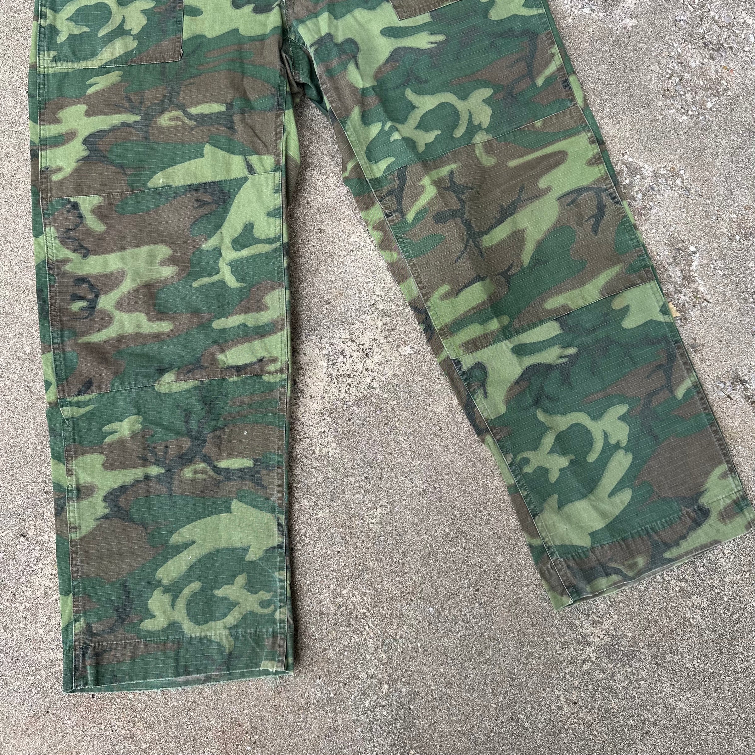 1960’s Vietnam War ARVN ERDL Ripstop Fatigue Pants 36” Waist