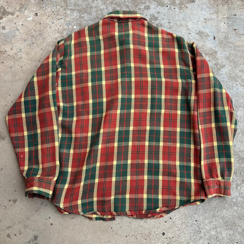 1980’s Big Mac Plaid Flannel Shirt XL