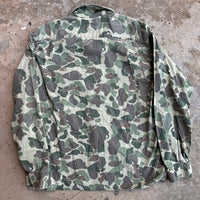 1960’s Black Sheep Hunting Camo Loop Collar Shirt Large