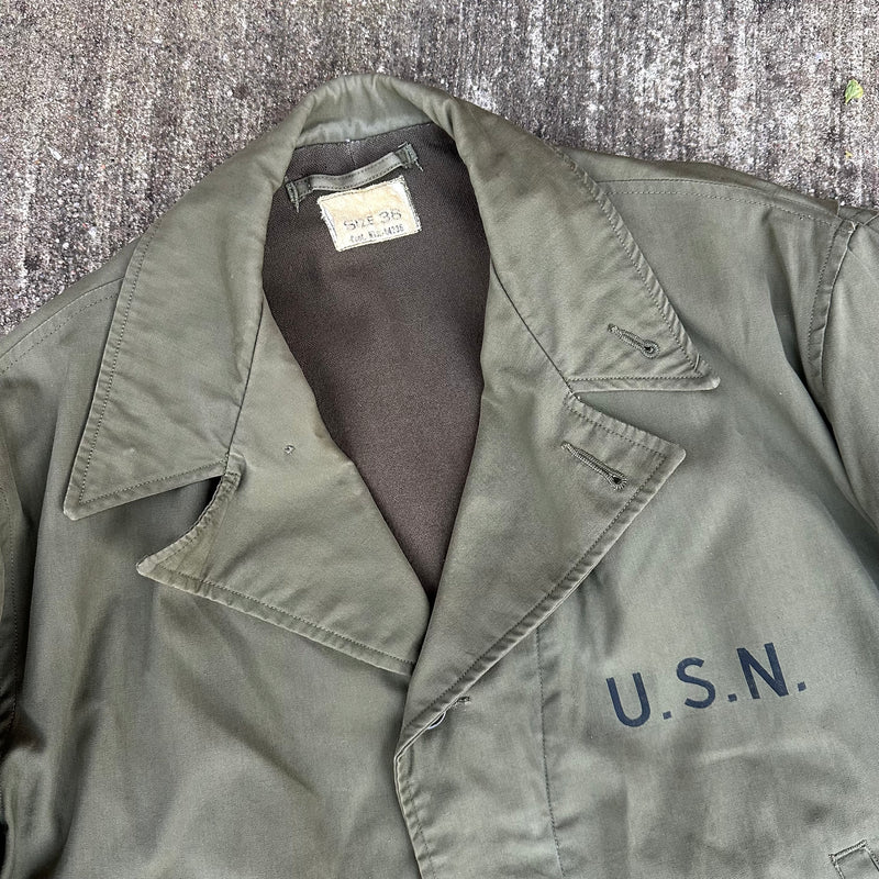 1940’s WWII USN N-4 Field Jacket Size 38