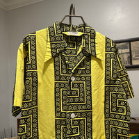 1960’s Club Lounger by Weldon Cotton Cabana Style Shirt 22” Chest